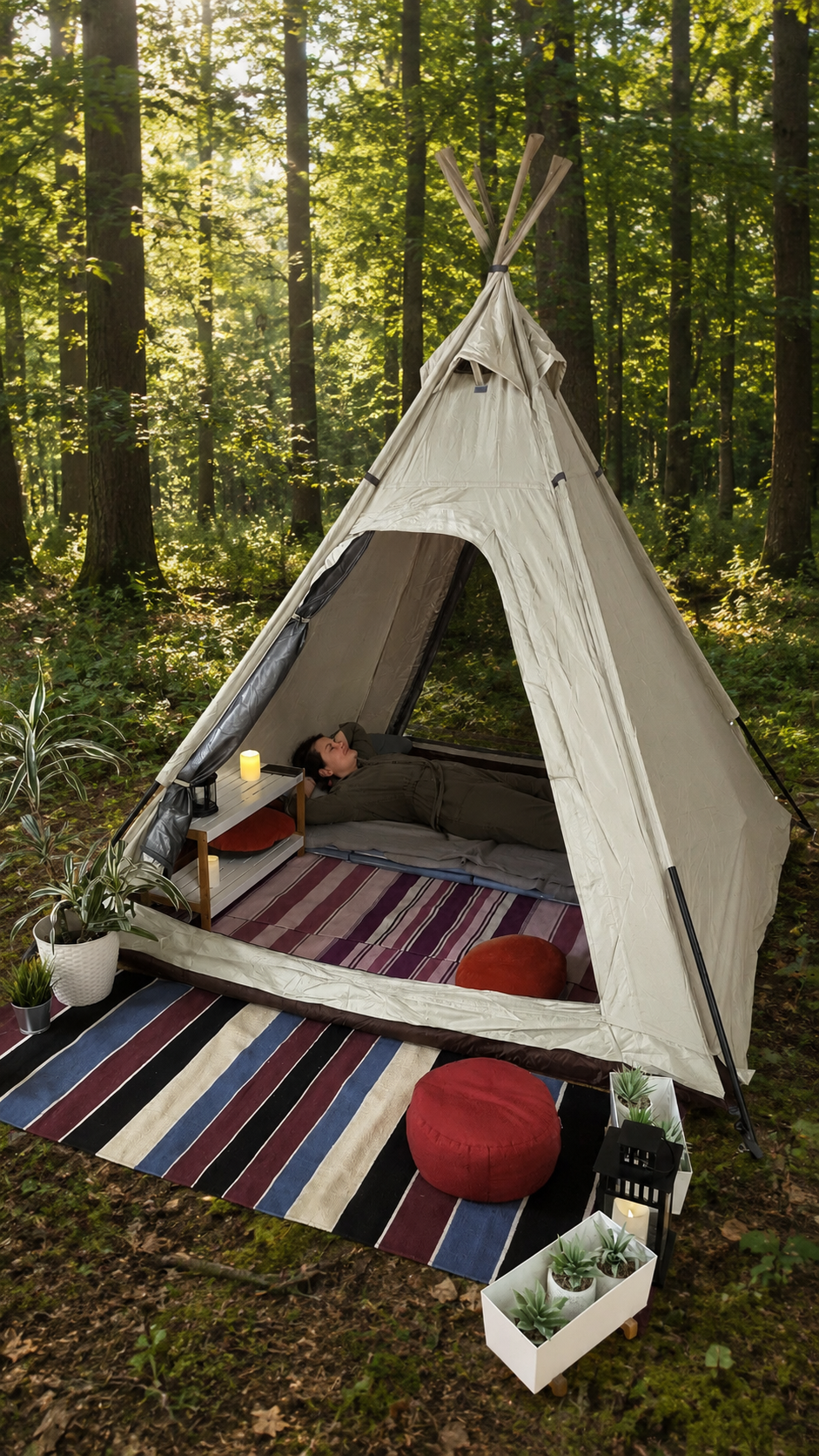 Tepee pre-instalat